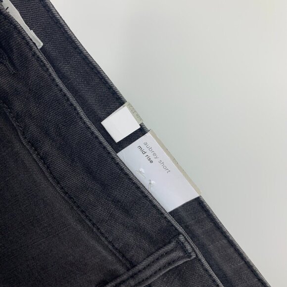 STS Blue Shorts Aubrey Mid Rise Gray Denim Fray Hem Cutoff - Picture 7 of 8